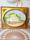 ANTIQUE DETAILED FRAME WITH PAINTING
