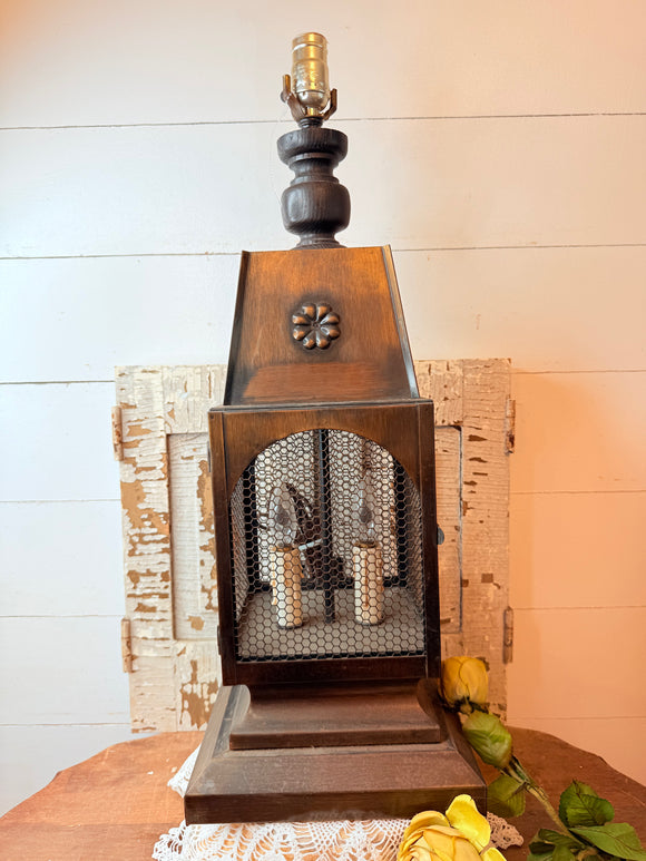 VINTAGE RETRO LANTERN METAL LAMP LIGHT LARGE