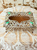 GORGEOUS  RARE VINTAGE TRAVEL TISSUE HOLDER STUNNING!!!!