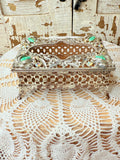 GORGEOUS  RARE VINTAGE TRAVEL TISSUE HOLDER STUNNING!!!!