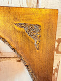 XL WOOD DETAILED FRAME GORGEOUS!!!