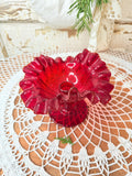 FENTON VINTAGE RUFFLE CANDLESTICK - 2 Available