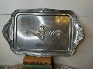 XL PEWTER SERVING TRAY