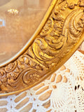 AMAZING ANTIQUE HOLLYWOOD REGENCY SOLID WOOD HAND CARVED FRAME RARE!!!