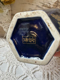 VINTAGE ASIAN BLUE MARKED DETAILED ART VASE