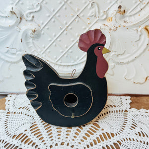 VINTAGE ROOSTER HANGING WOOD DECOR