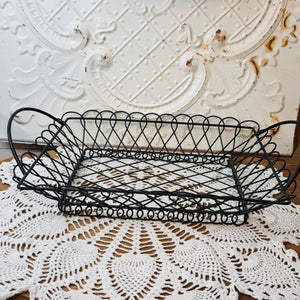 CAST IRON VINTAGE ORNATE TRAY