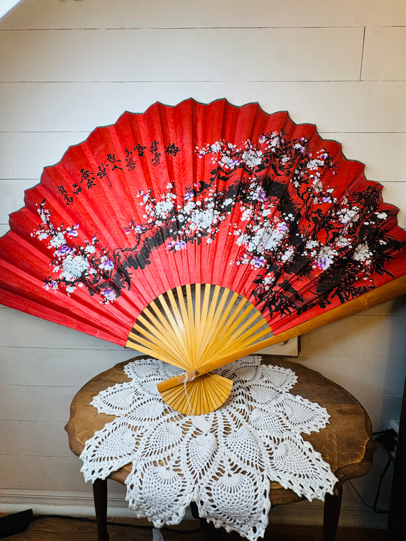 XXXXXL ASIAN VINTAGE FAN DECOR