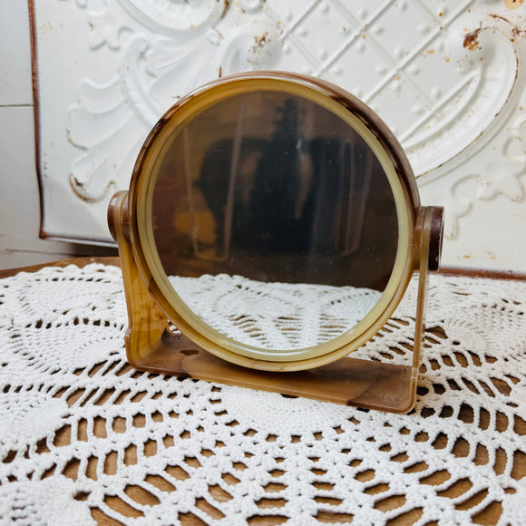 VINTAGE MID CENTURY BAKELITE TILT MIRROR