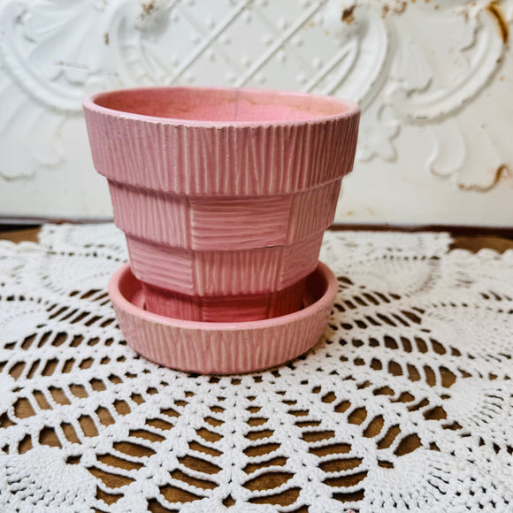 VINTAGE MCCOY 1950S PINK POTTERY PLANTER