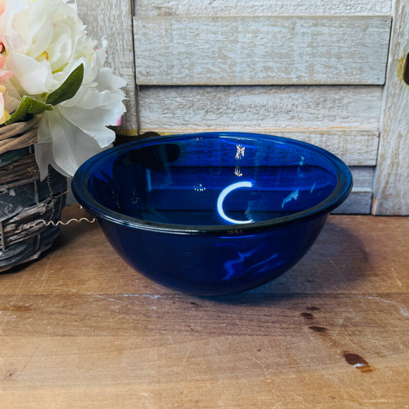 COBALT BLUE VINTAGE LARGE BOWL