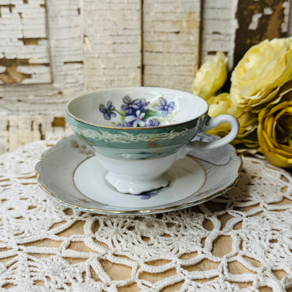 VINTAGE TEACUP AND SAUCER SET #4