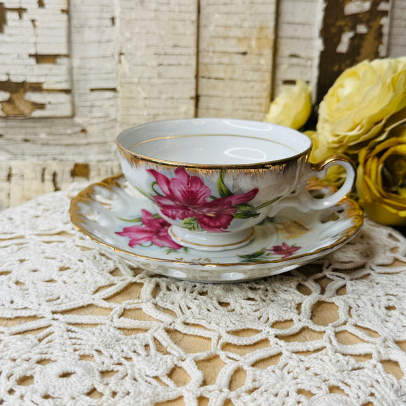 VINTAGE TEACUP AND SAUCER SET #7