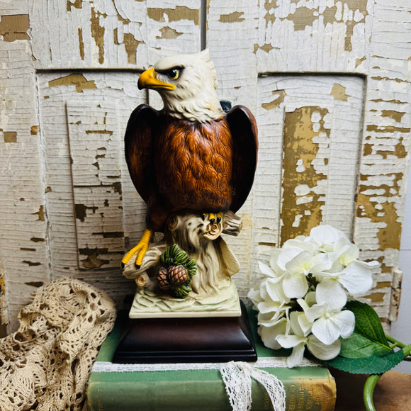 AMAZING VINTAGE ORNATE EAGLE STATUETTE