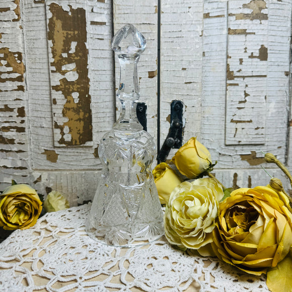 CRYSTAL CUT VINTAGE LARGE BELL