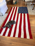 XL 54X110" VINTAGE VALLEY FORGE FLAG CO. ALL COTTON AMERICAN FLAG