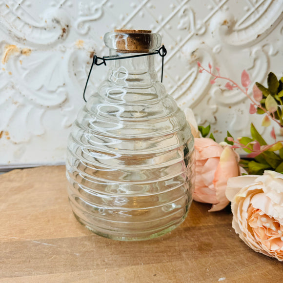 VINTAGE WASP CATCHER BEEHIVE BOTTLE