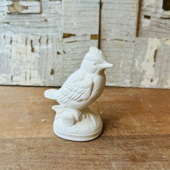 BISQUE VINTAGE CARDINAL STATUETTES - 3 AVAILABLE
