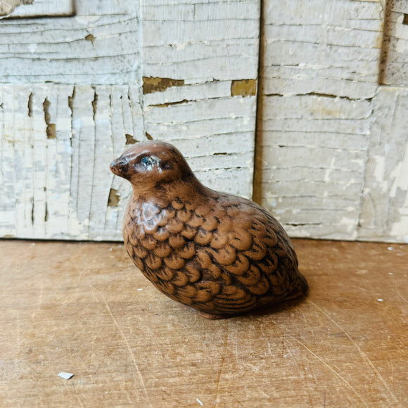 VINTAGE BIRD FEATHER STATUETTE
