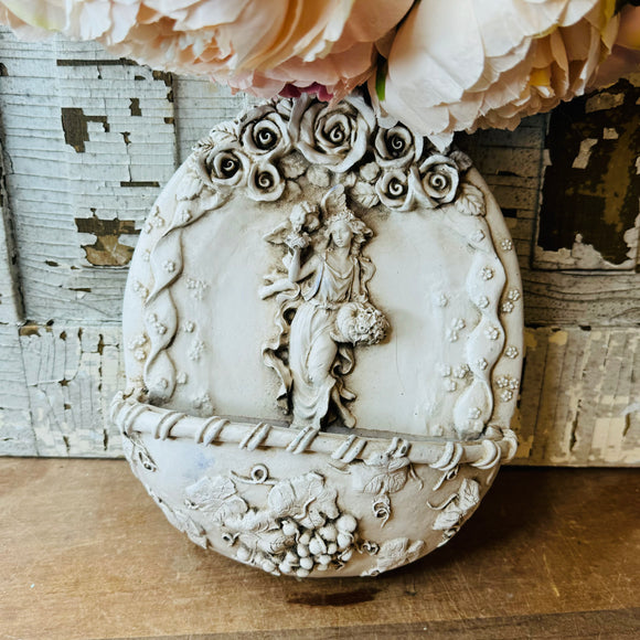 VINTAGE 1960S CHERUB WALL SCONCE