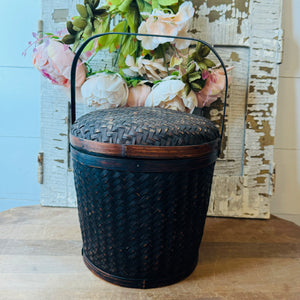 ANTIQUE JAPANESE WEDDING BASKET