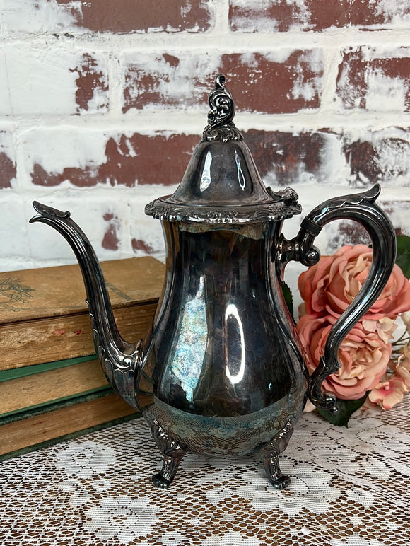 ANTIQUE WALLACE SILVERPLATE COFFEE POT