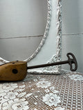 ANTIQUE WOOD AND STEEL SHOE STRETCHER