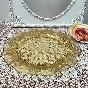 FEDERAL GLASS PATRICIAN SPOKE PLATE