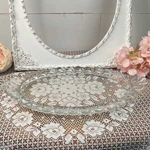 DAMASK ORNATE GLASS TRAY