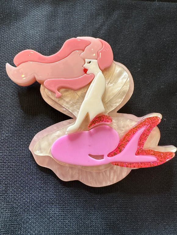 MERMAID  ACRYLIC BROOCH