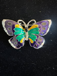 ENAMEL BUTTERFLY COLORFUL BROOCH