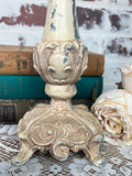 VINTAGE DAMASK ORNATE LARGE LAMP