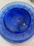 SET OF 2 AVON FOSTORIA AMERICAN BLUE DINNER PLATES - 3 SETS AVAILABLE