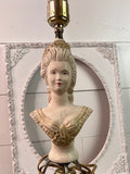 VICTORIAN WOMAN GORGEOUS LAMP