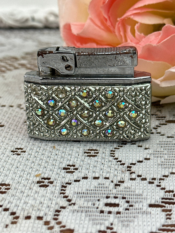 VINTAGE RHINESTONE LIGHTER