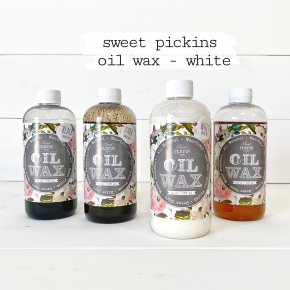 OIL WAX  - WHITE - by Sweet Pickins Milk Paint